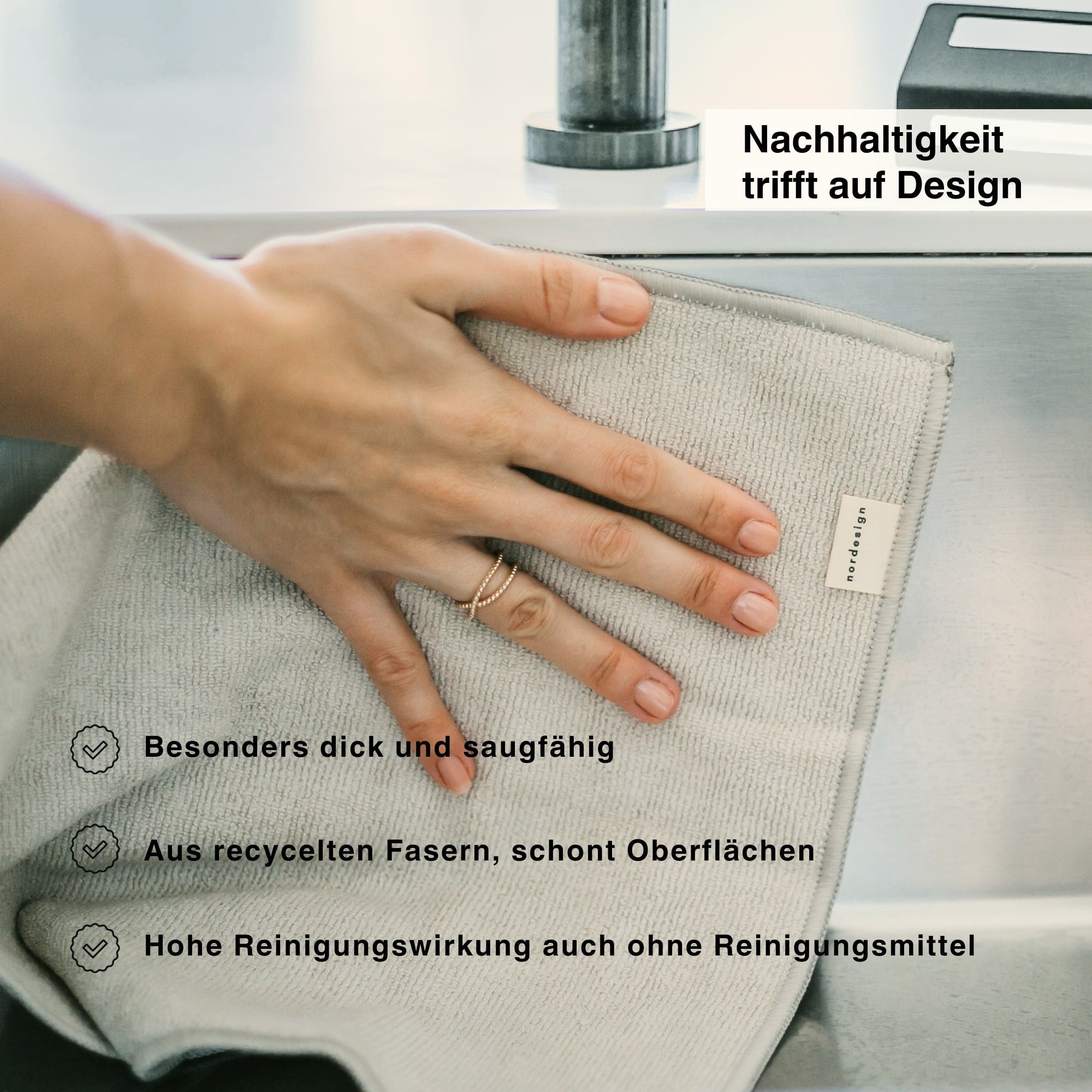 Mikrofaser Tuch (im Set) - nordesign