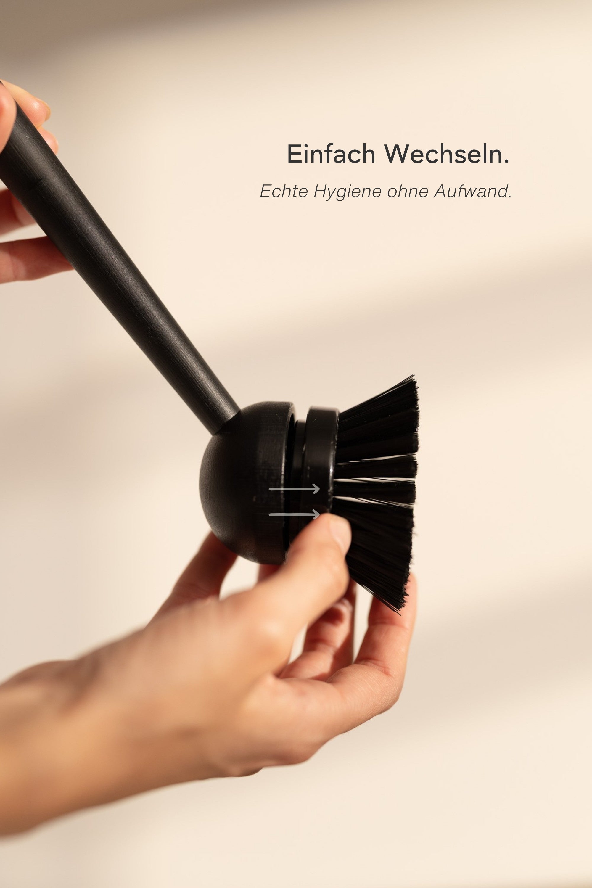 Wechselbürsten mit Kunststoffaufsatz (2er Set)