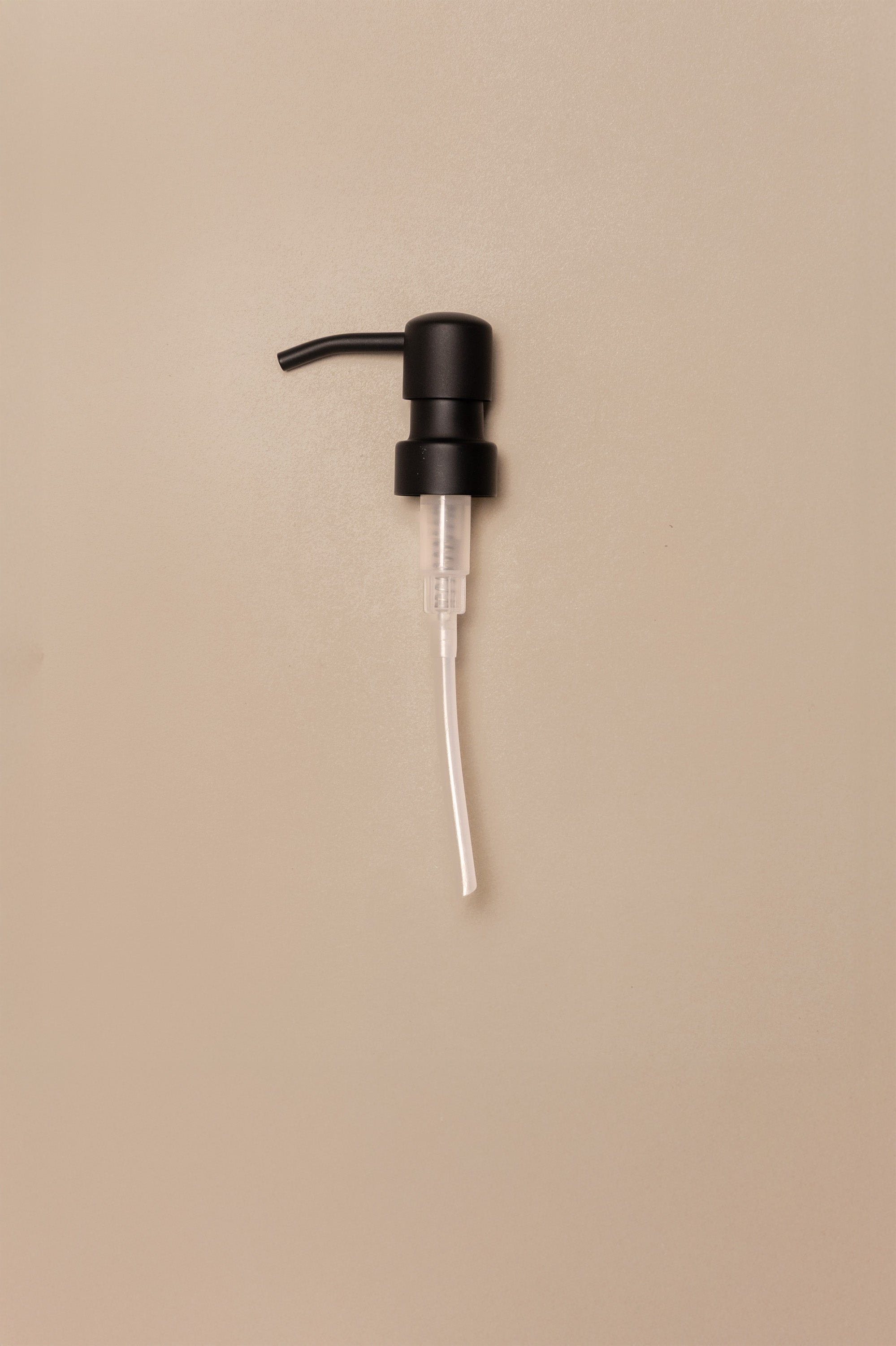 Pumpspender Edelstahl schwarz