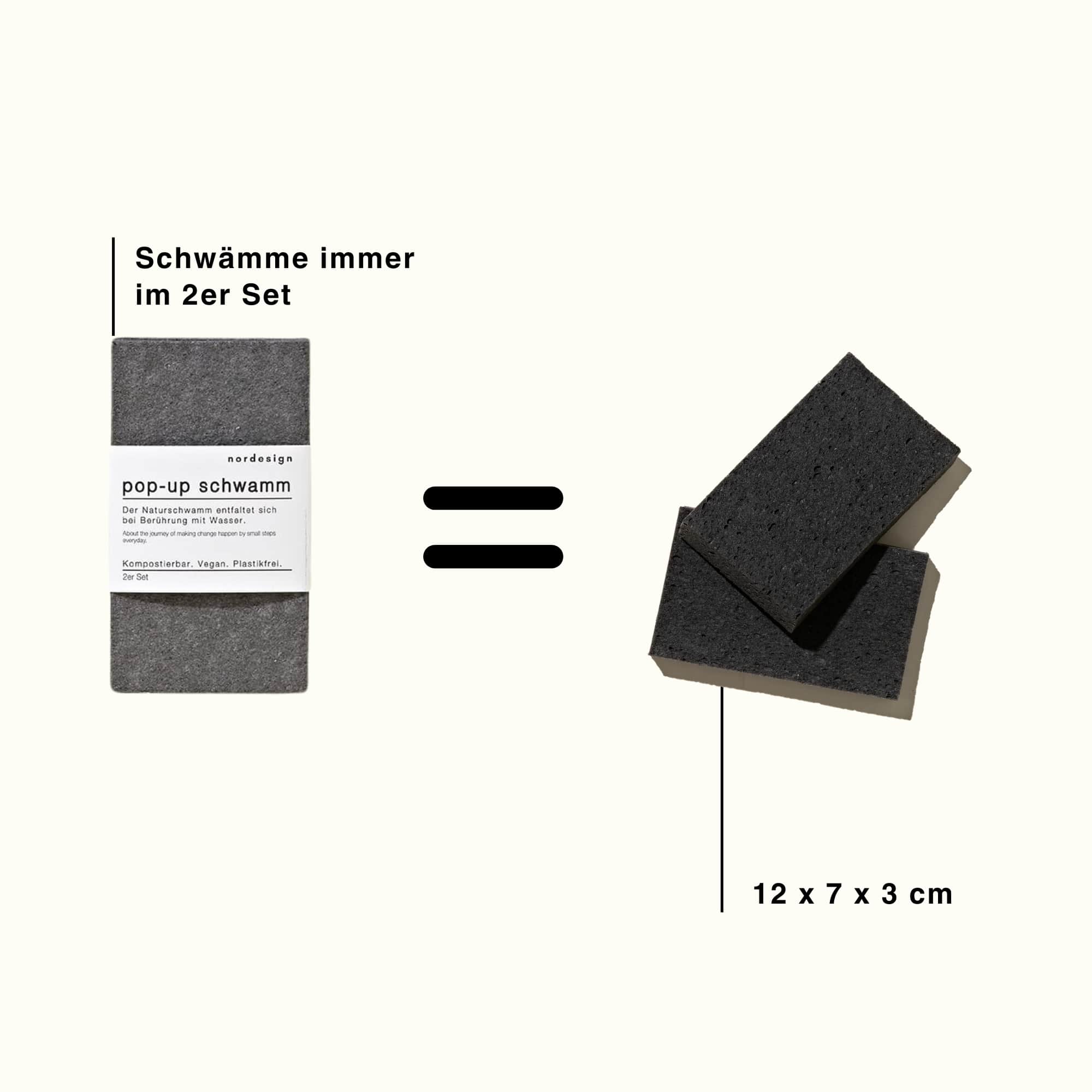Pop - Up Schwamm (im Set) - nordesign