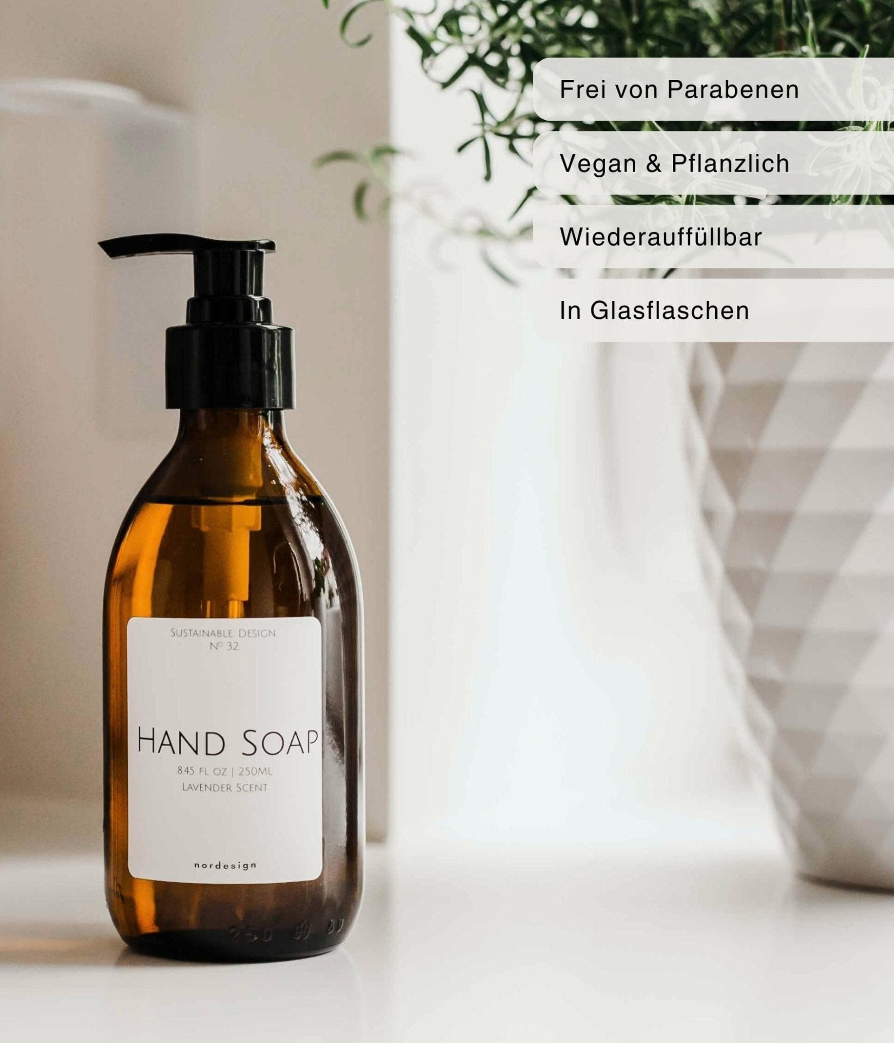 Handseife Lavendel (250ml) - nordesign