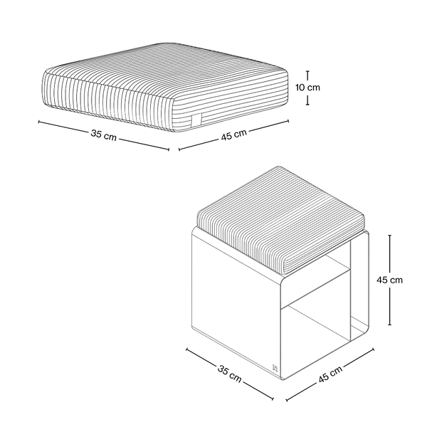 Wohnkissen Cord