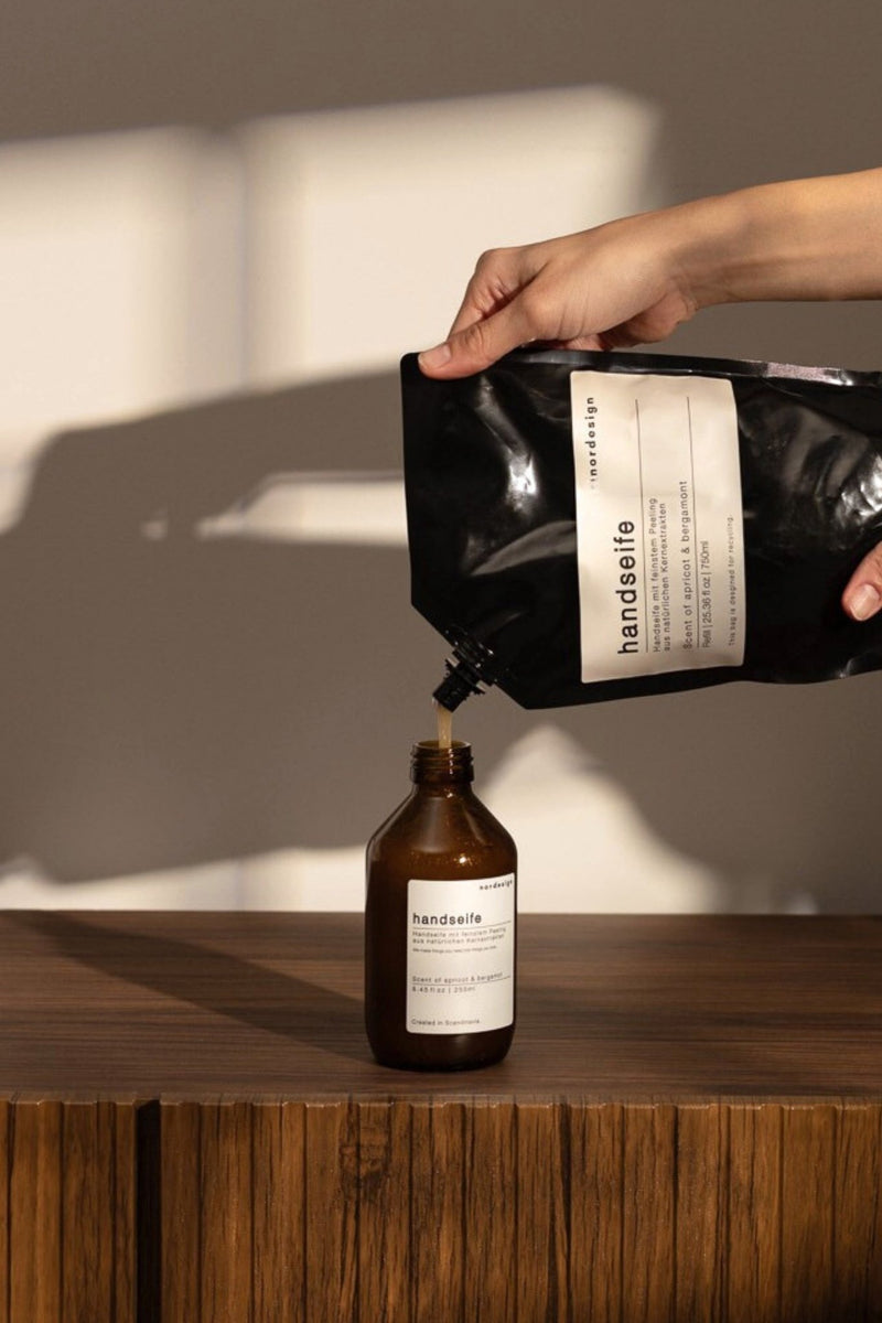 Handseife mit Peeling, 750ml - nordesign