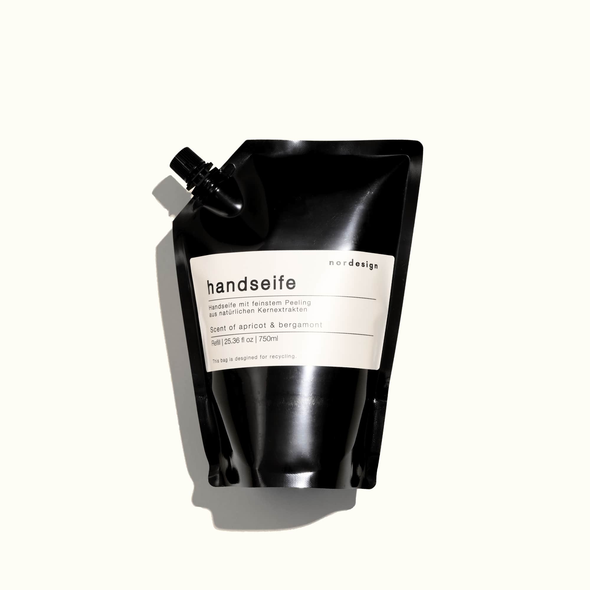 Handseife mit Peeling, 750ml - nordesign