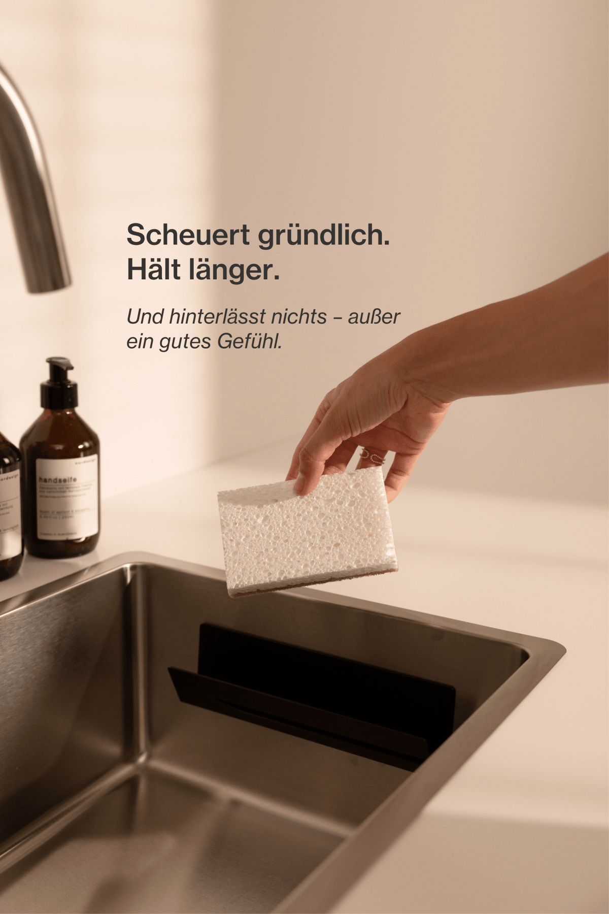 nordesign Spülschwamm Kokos Set: Nachhaltig, waschbar, Scheuerschwamm