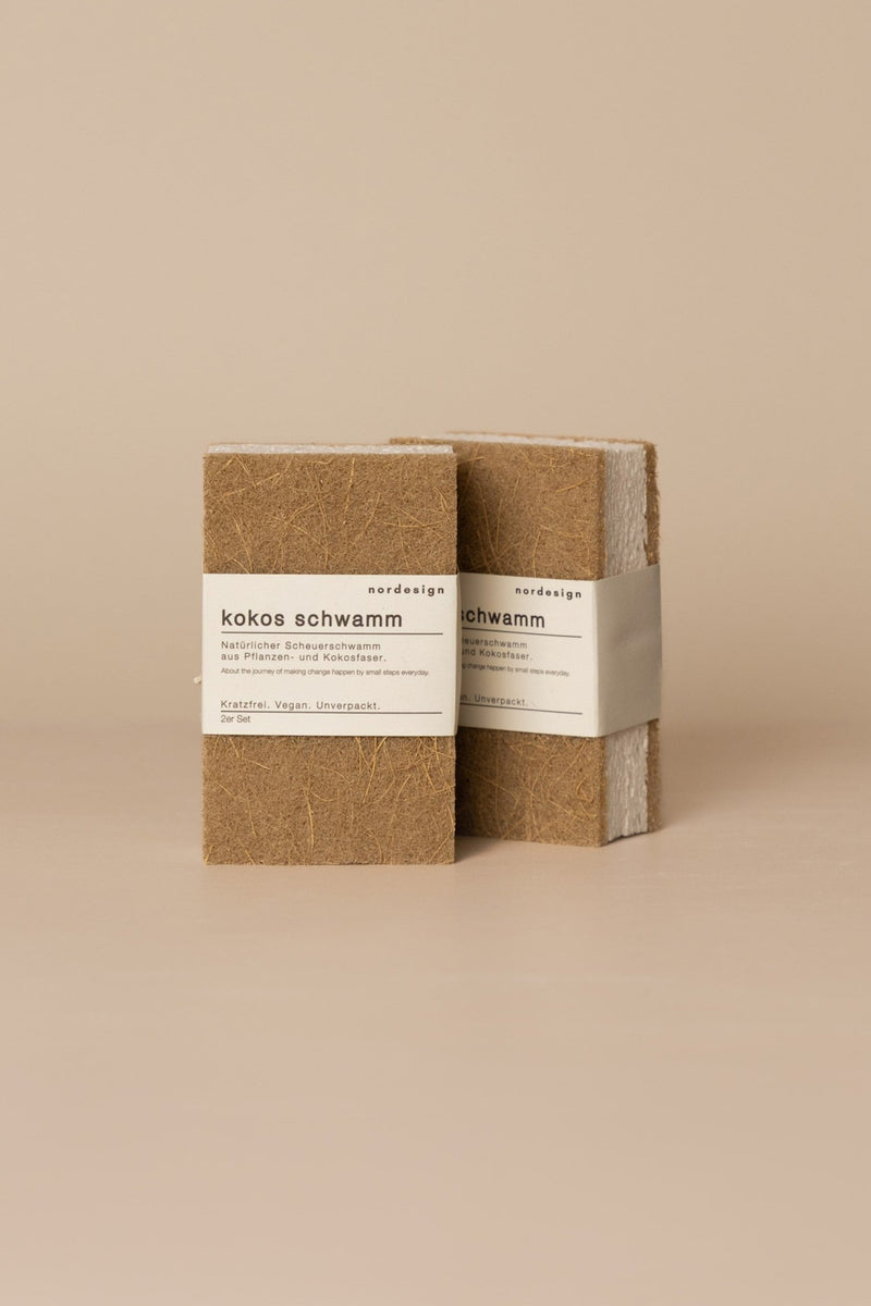 Kokos - Schwamm (im Set) - nordesign