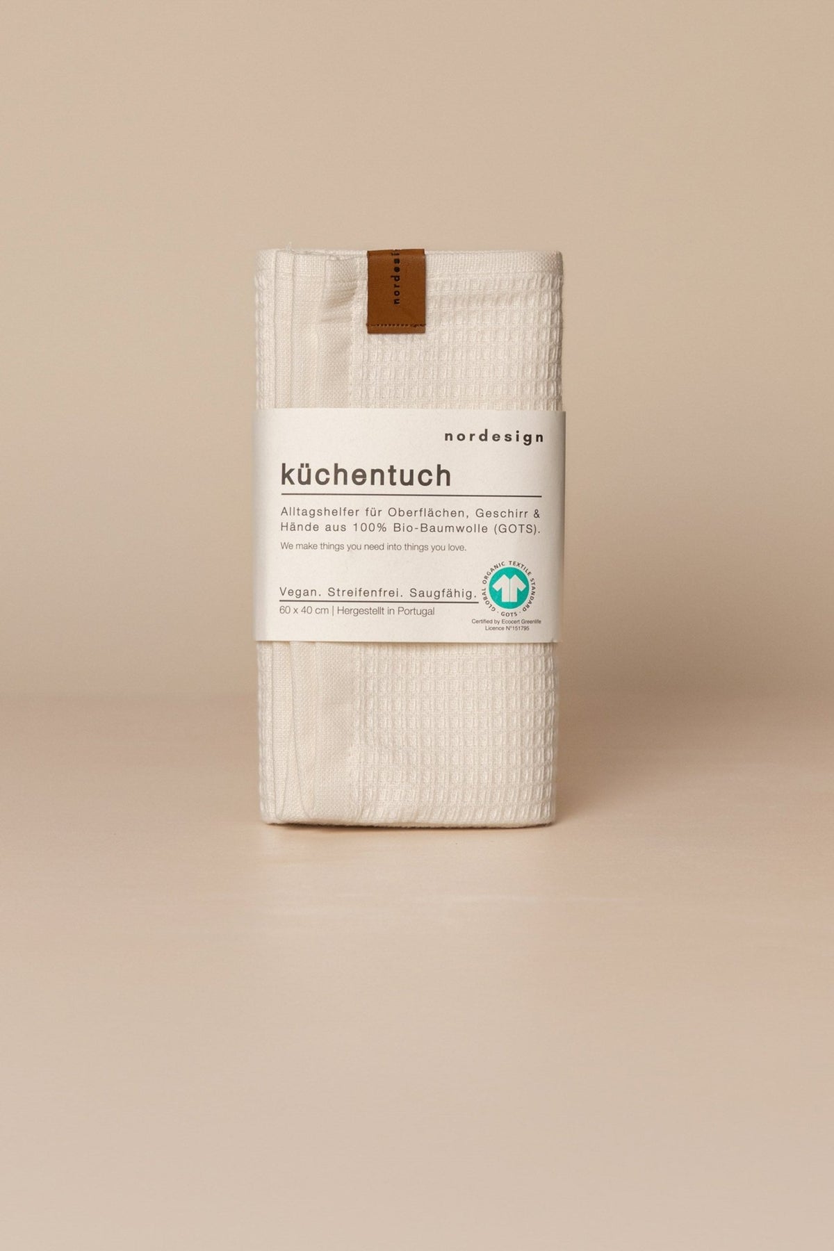nordesign Geschirrtuch: Bio-Baumwolle, Küchentuch, saugfähig