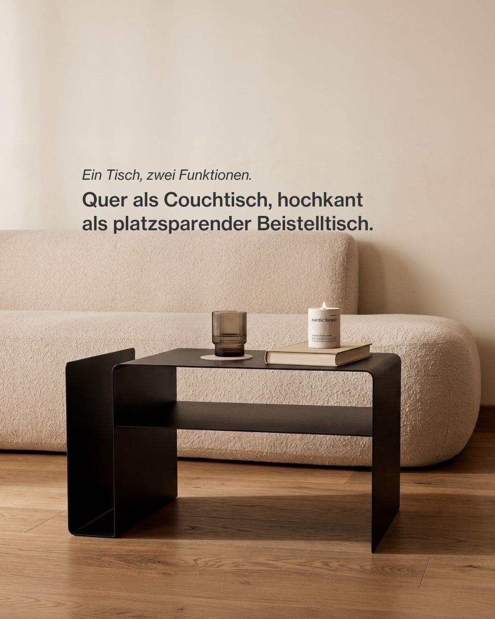 2 in 1 Beistelltisch