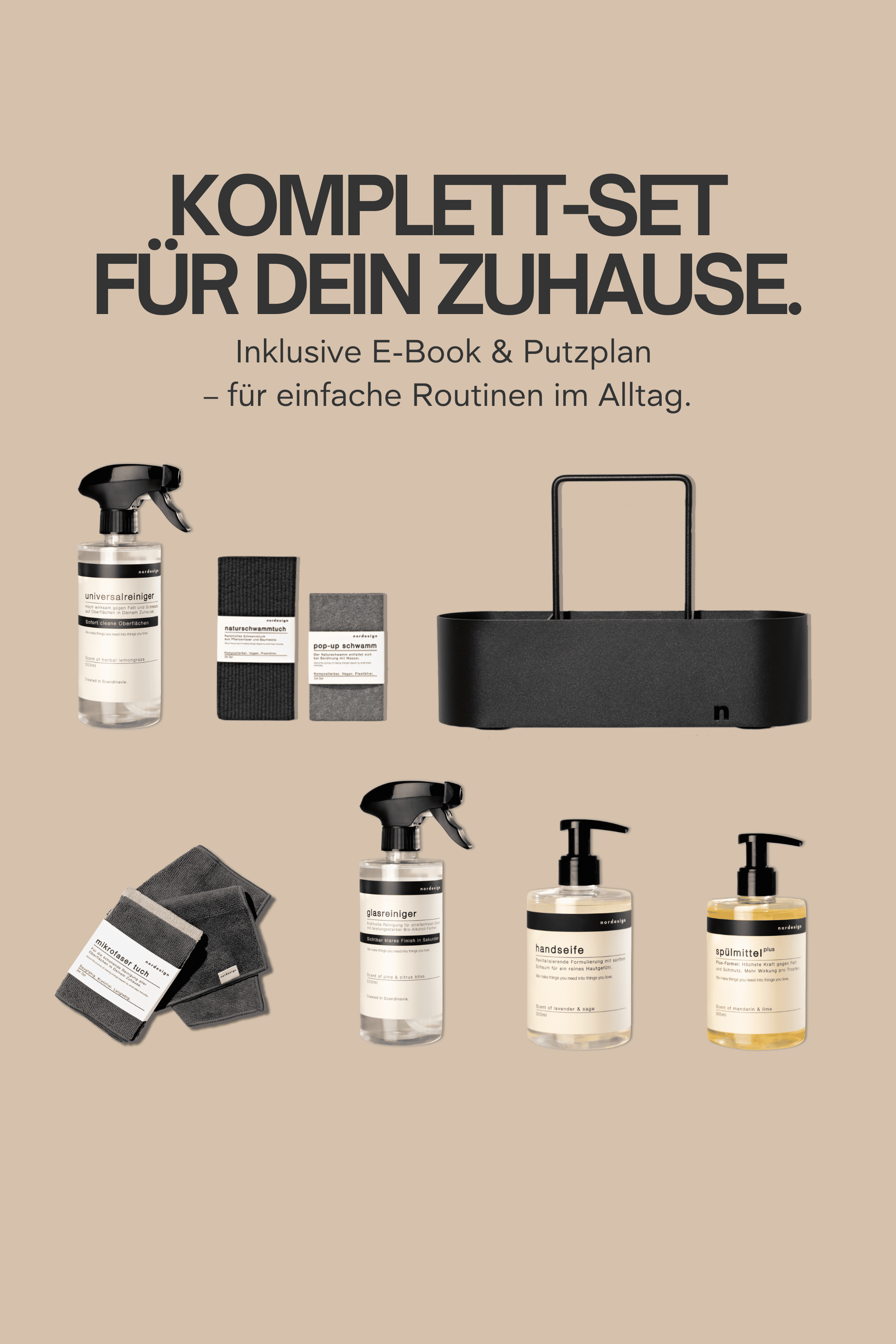 Frühjahrsputz-Set (11-teilig) inkl. E-Book & Putzplan