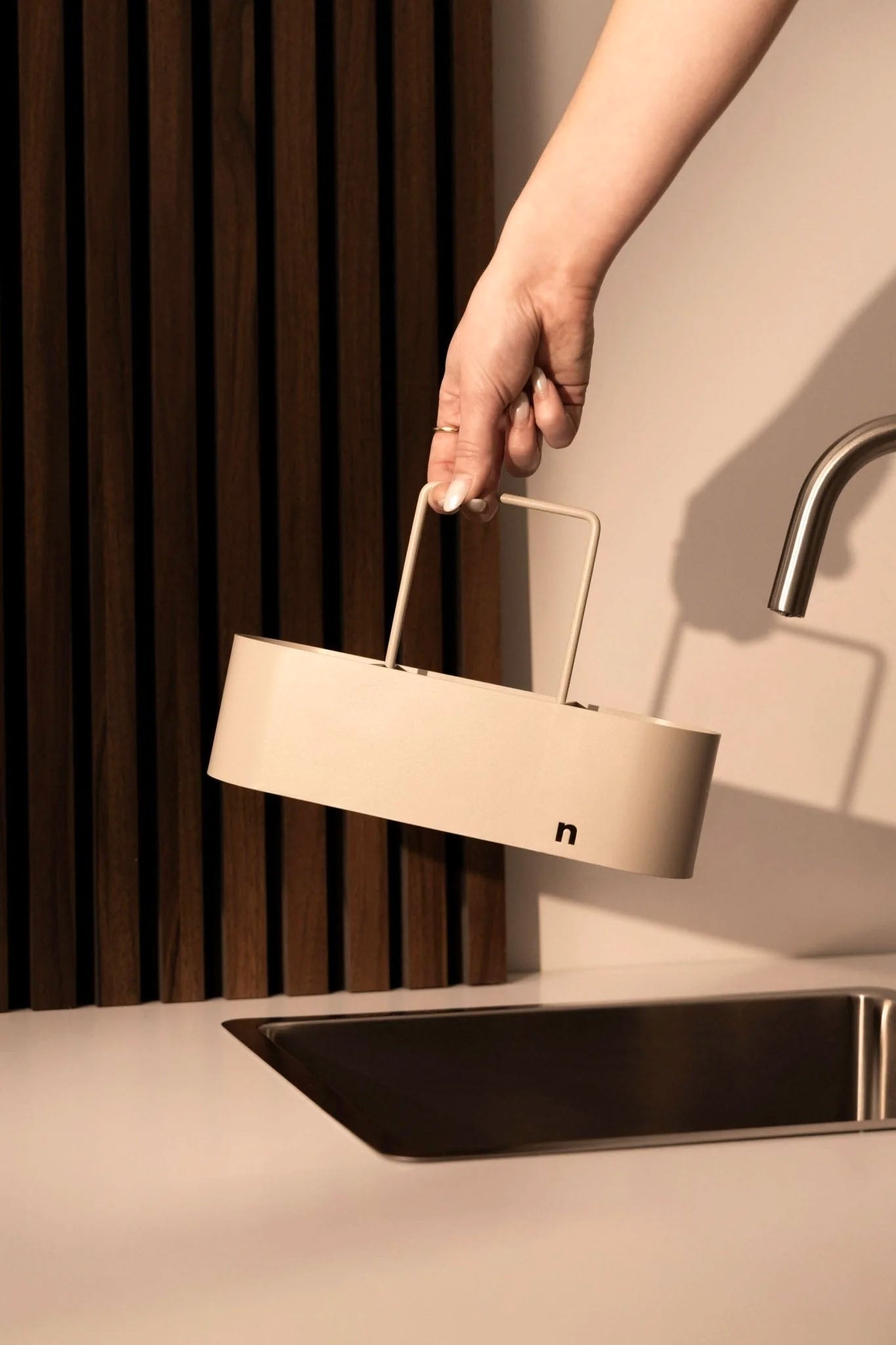Spülbecken Organizer-Set (8-teilig) inkl. gratis Kokos-Schwämme