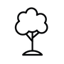 Icon nordesign Baum für Nachhaltigkeit