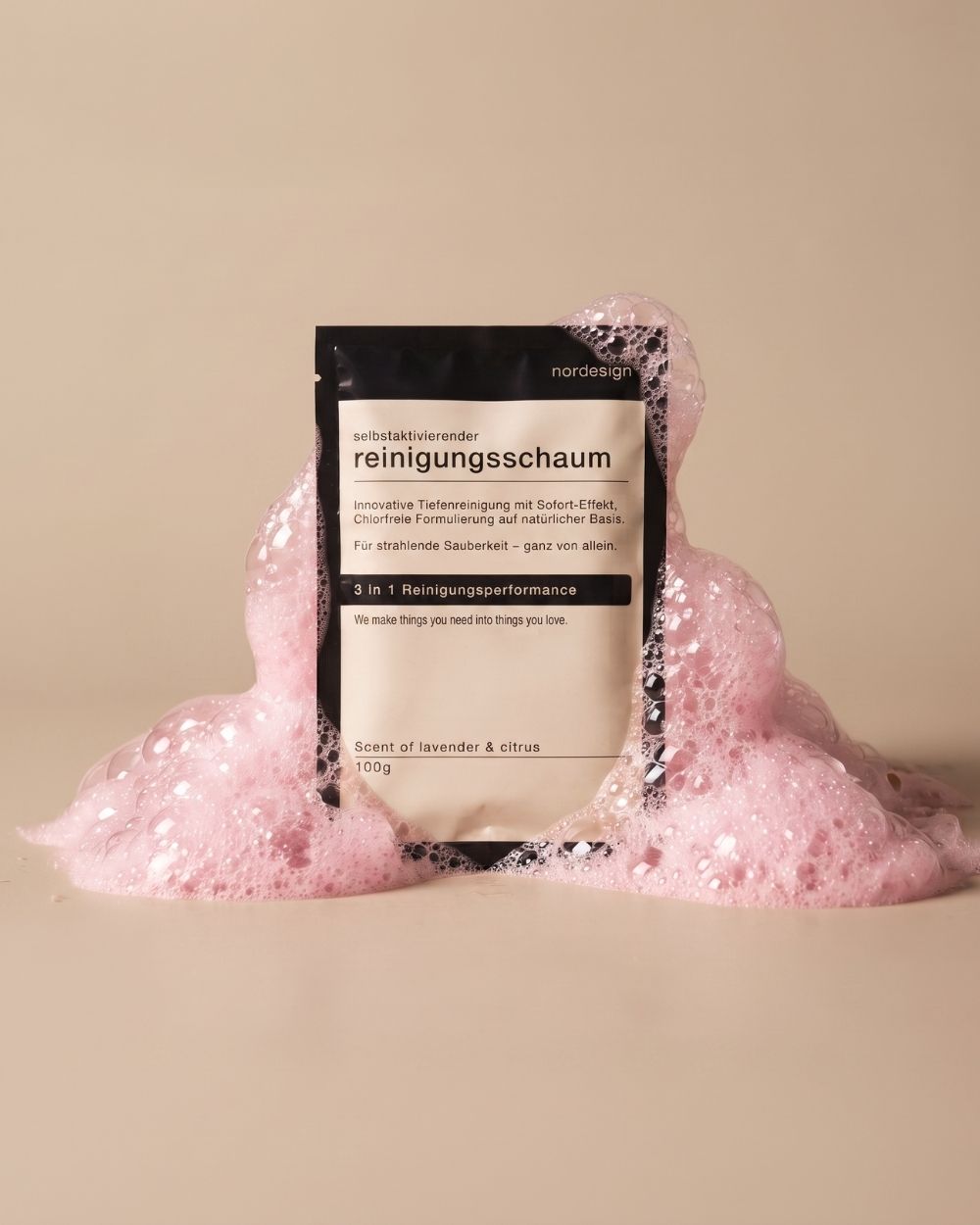 Selbstaktivierender Reinigungsschaum 100g