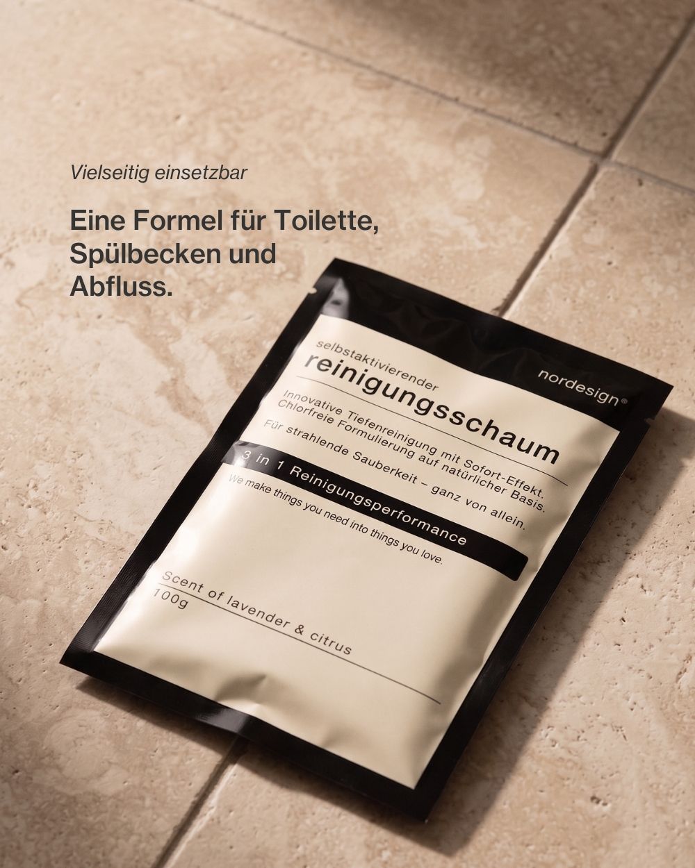 Selbstaktivierender Reinigungsschaum 100g