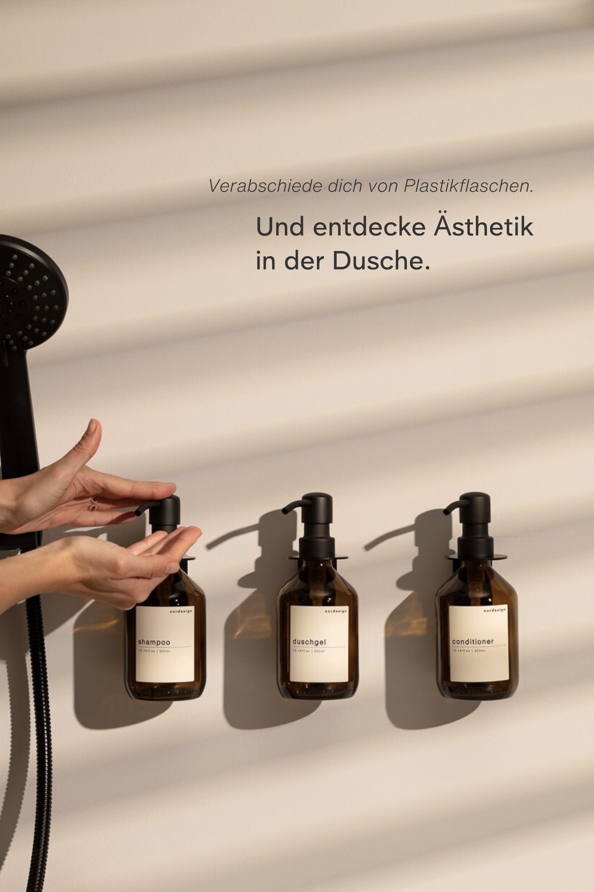 Seifenspender-Set Dusche (3-teilig)