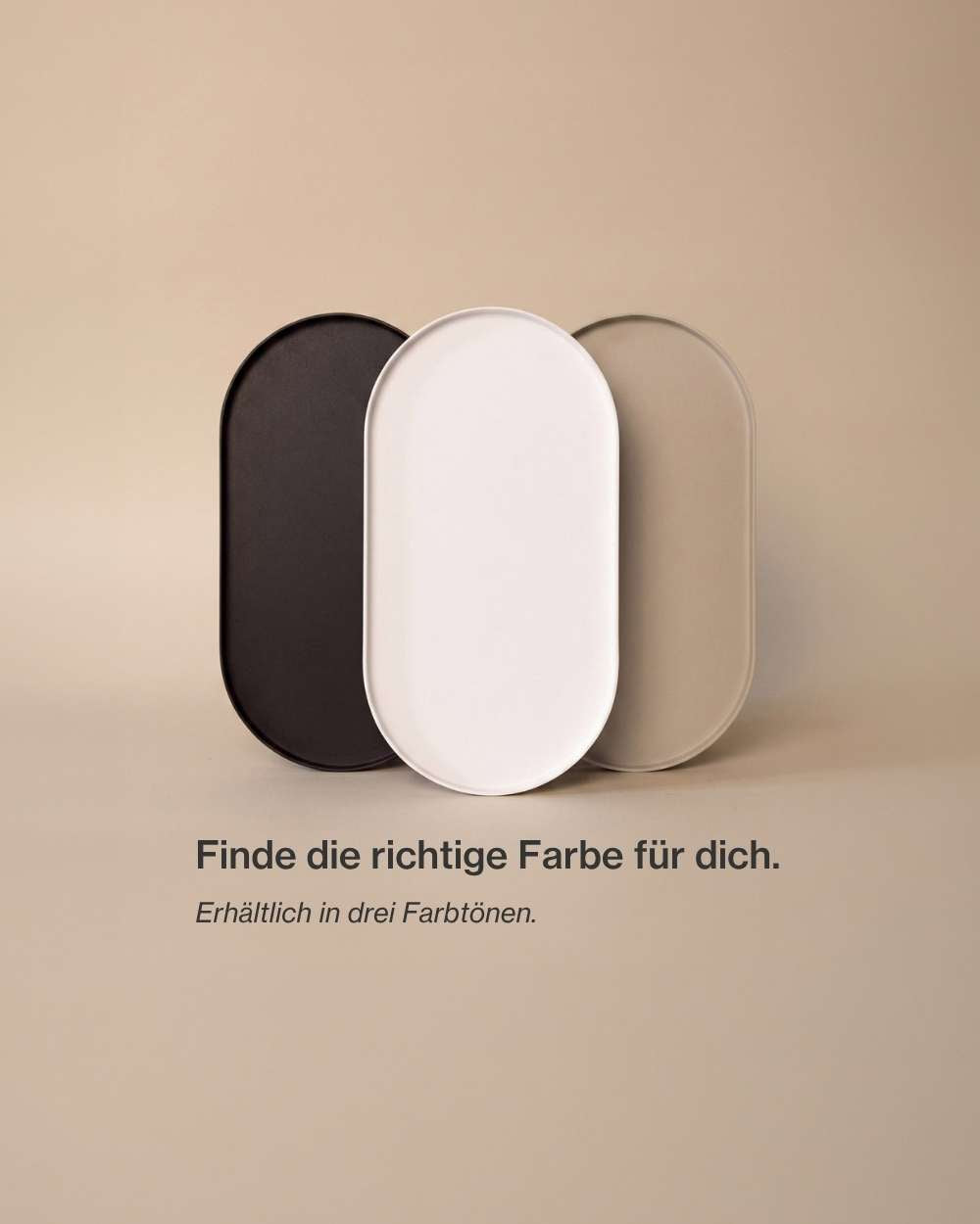 Design-Tablett oval