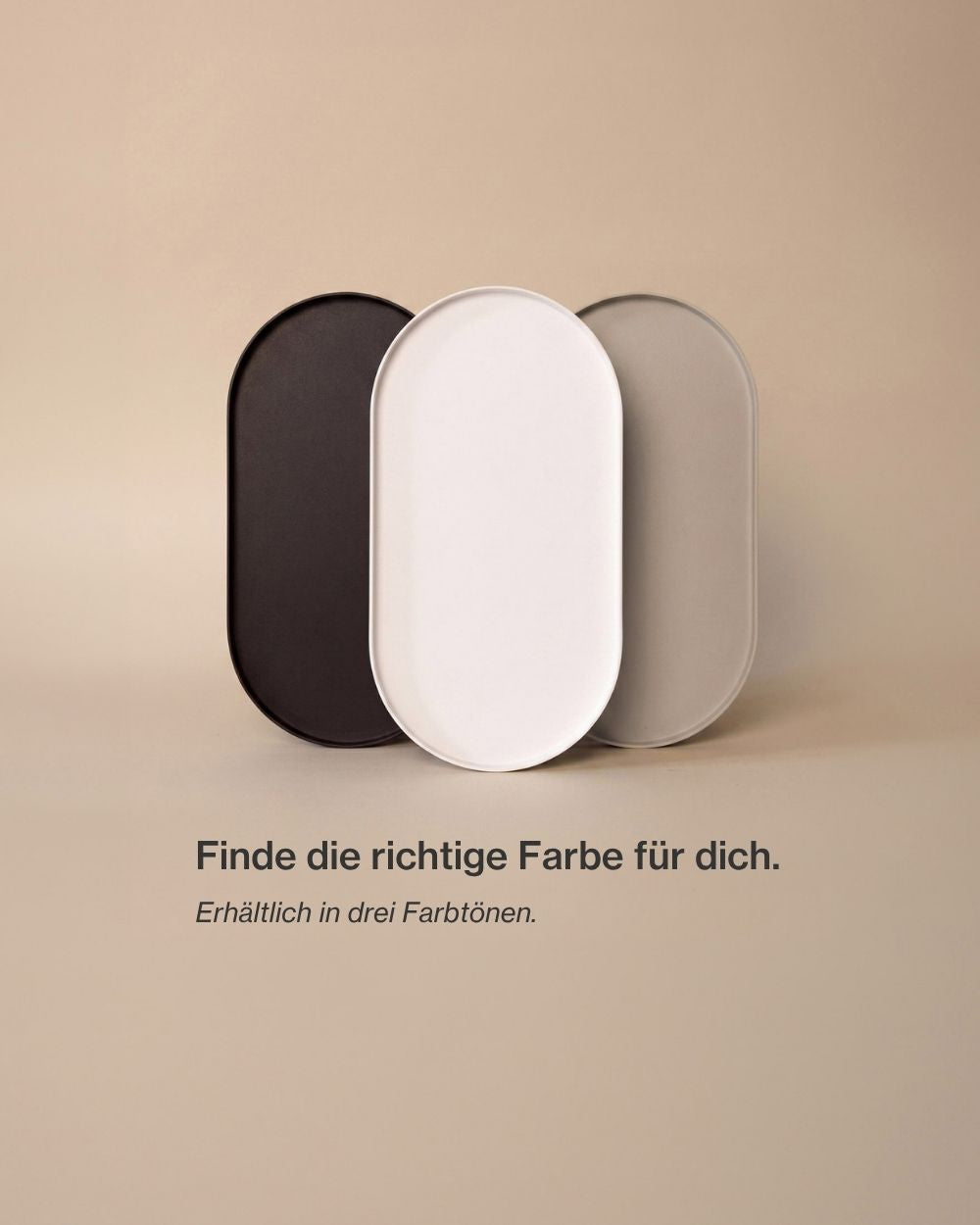 Design-Tablett oval