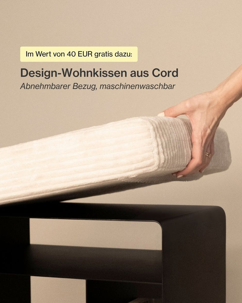 3 in 1 Wohnwürfel inkl. Sitzkissen Cord