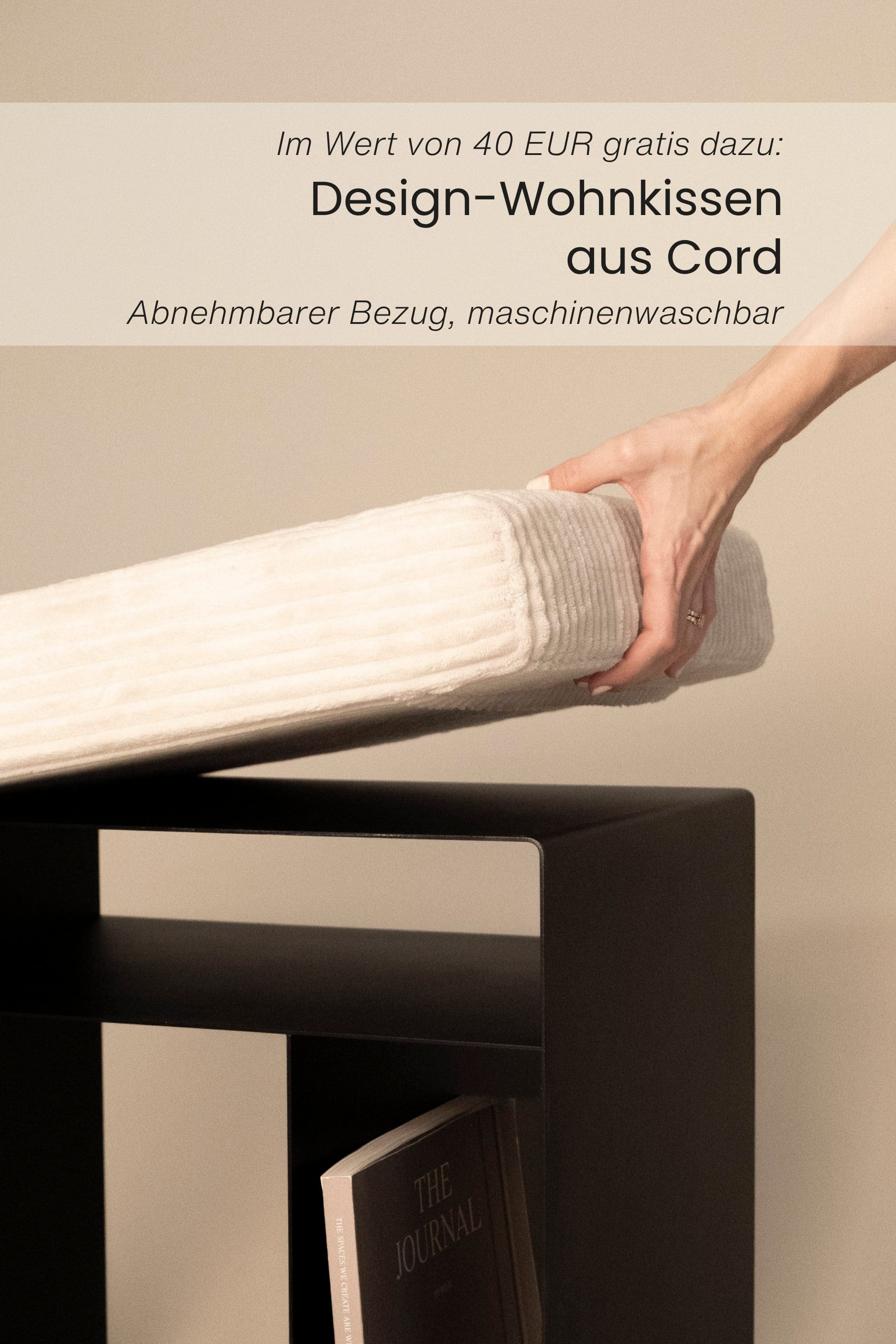 3 in 1 Wohnwürfel inkl. Sitzkissen Cord