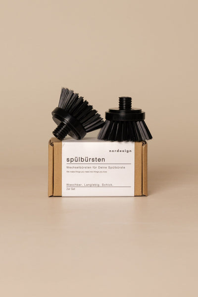 Wechselbürsten mit Kunststoffaufsatz (2er Set) - nordesign