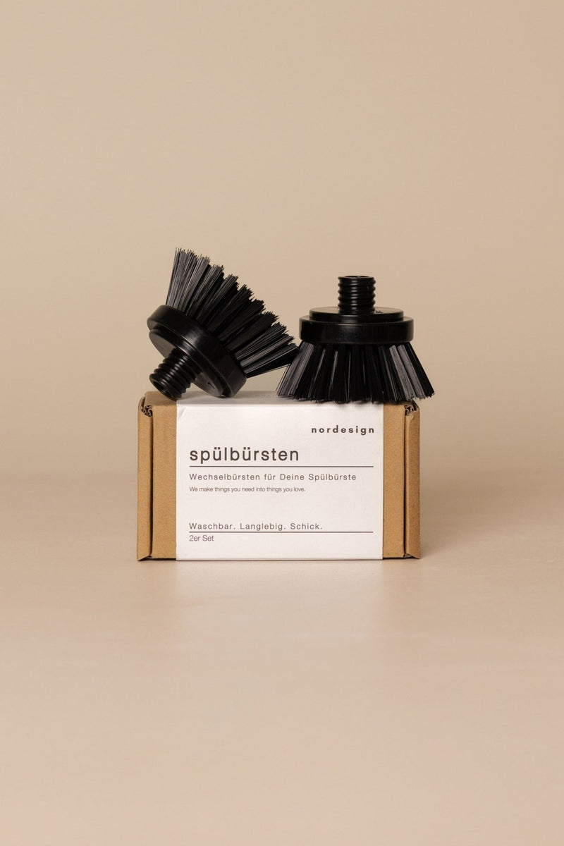 Wechselbürsten mit Kunststoffaufsatz (2er Set) - nordesign