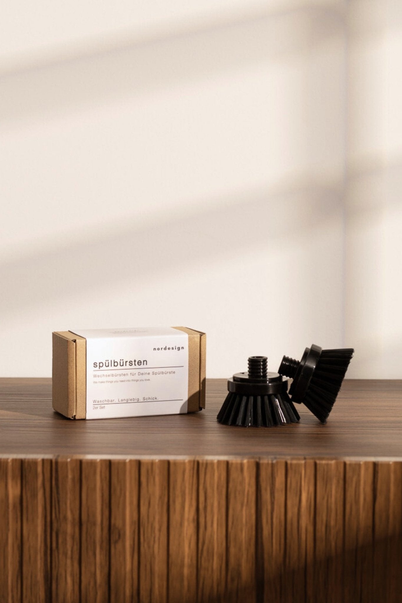 Wechselbürsten mit Kunststoffaufsatz (2er Set) - nordesign